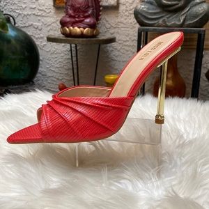 🌺🌺MISS LOLA PINK POINTY OPEN TOE MULES🌺🌺